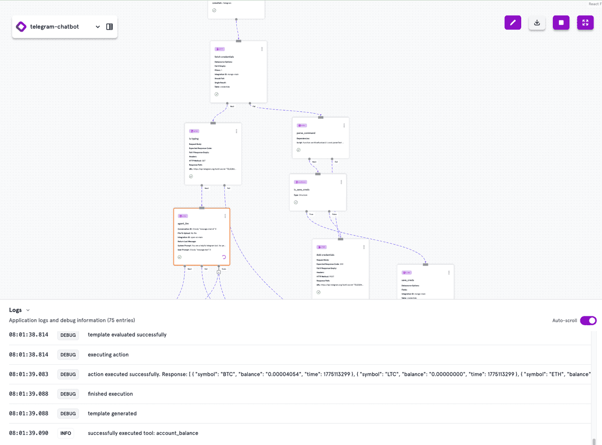Test Workflows in Real-Time